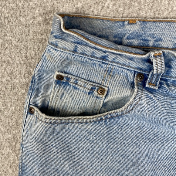 Vintage 90’s Structure jeans baggy fit tapered leg 38x30 light wash all cotton - Picture 3 of 13